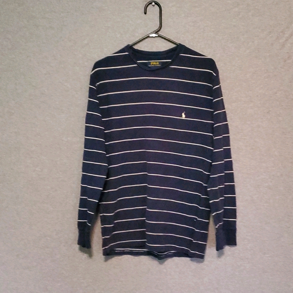 Stripped thermal Polo by Raplh Lauren